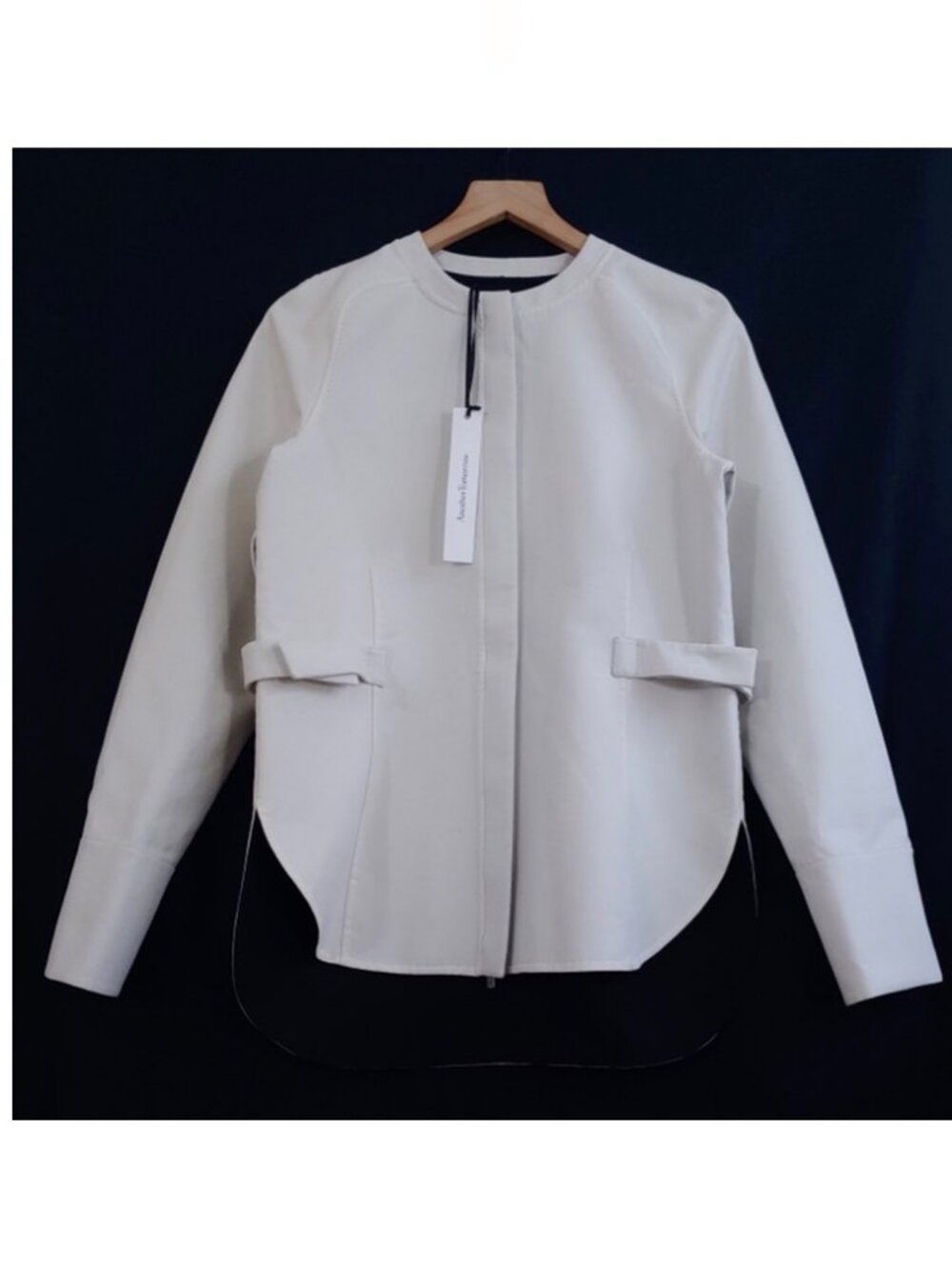 Another Tomorrow Collarless Jacket - Sm - NWT